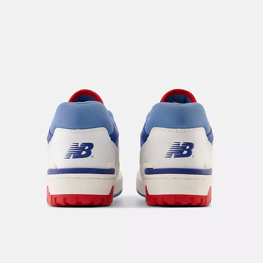 550 Sneaker (White + True Red + Atlantic Blue)