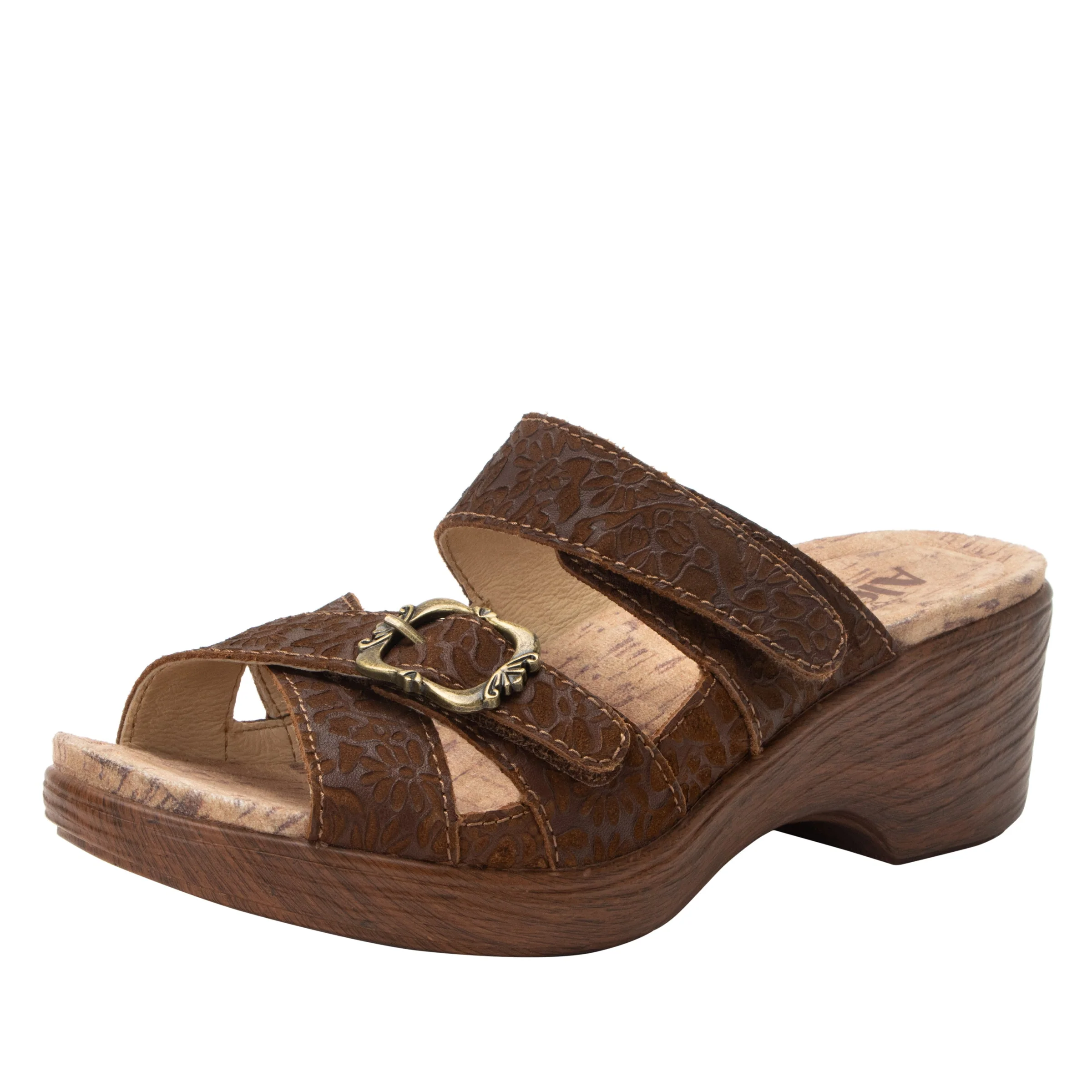 Alegria Women’s Sierra Slip On Sandals-Delicut Tawny