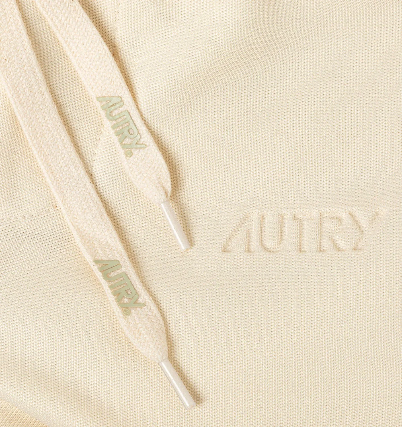 AUTRY APPAREL WOMANJOGGERS IN WHITE TECHNICAL JERSEY