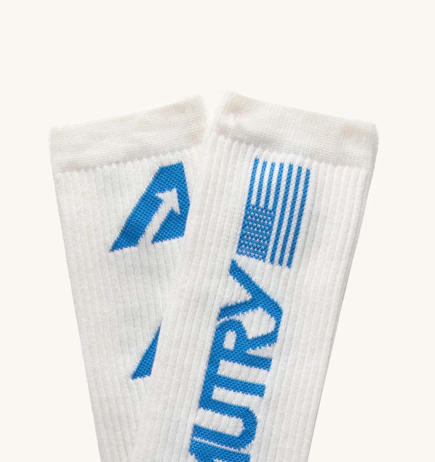 AUTRY APPAREL WOMANSOCKS IN BLUE COTTON TERRY