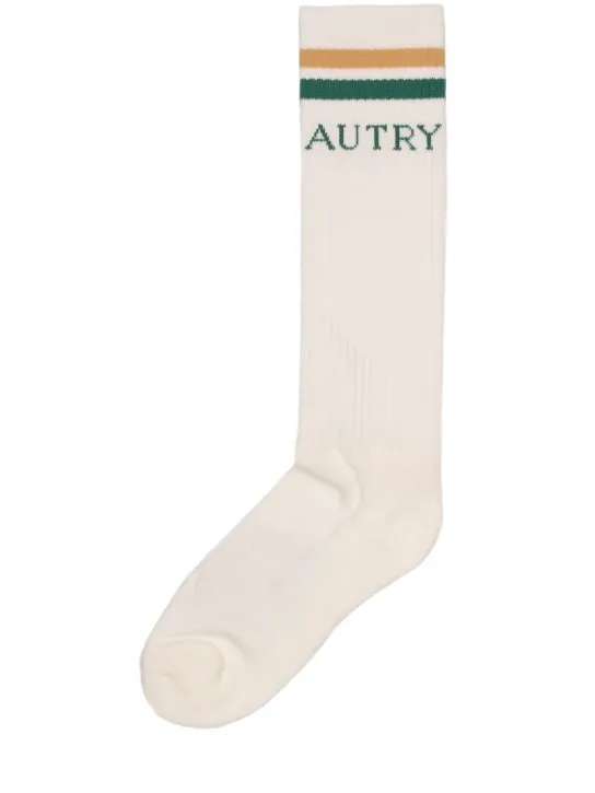 Autry   Staple cotton blend socks 