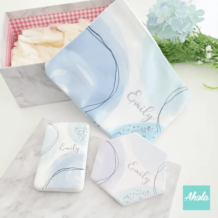 【Azul】Power Bank+Coaster+Make Up Bag Gift Set 便攜式差電器+杯墊+化妝袋禮盒套裝