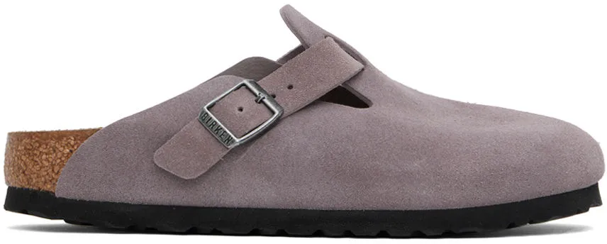 Birkenstock Purple Narrow Boston Loafers