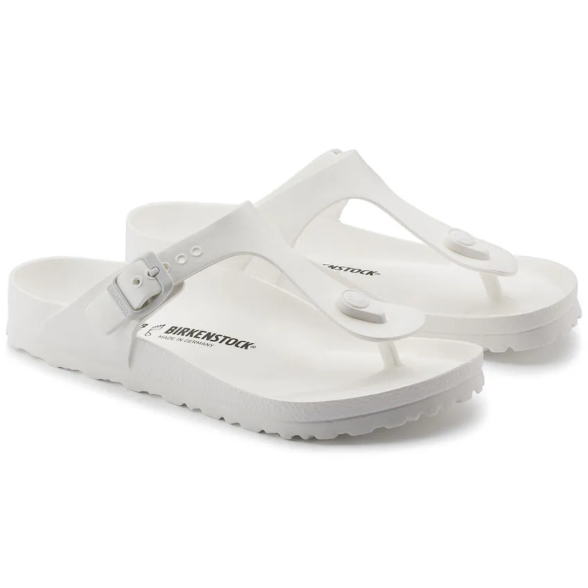 Birkenstock Women’s Gizeh EVA Slip On Sandals-White