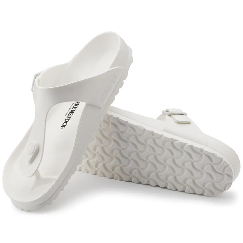 Birkenstock Women’s Gizeh EVA Slip On Sandals-White