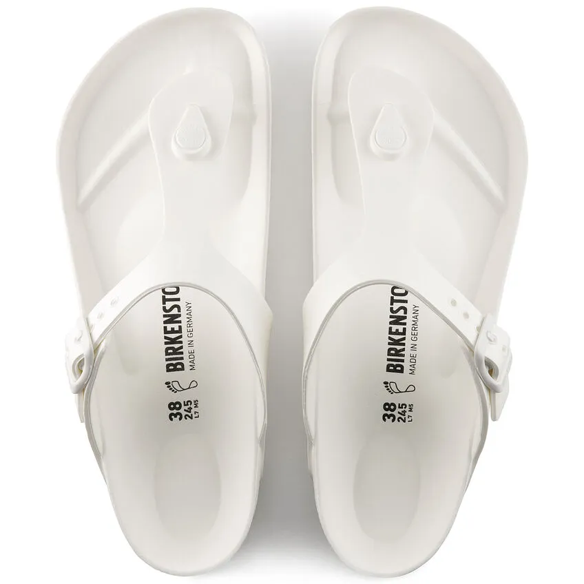 Birkenstock Women’s Gizeh EVA Slip On Sandals-White