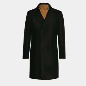 Black Long Double Breasted Coat