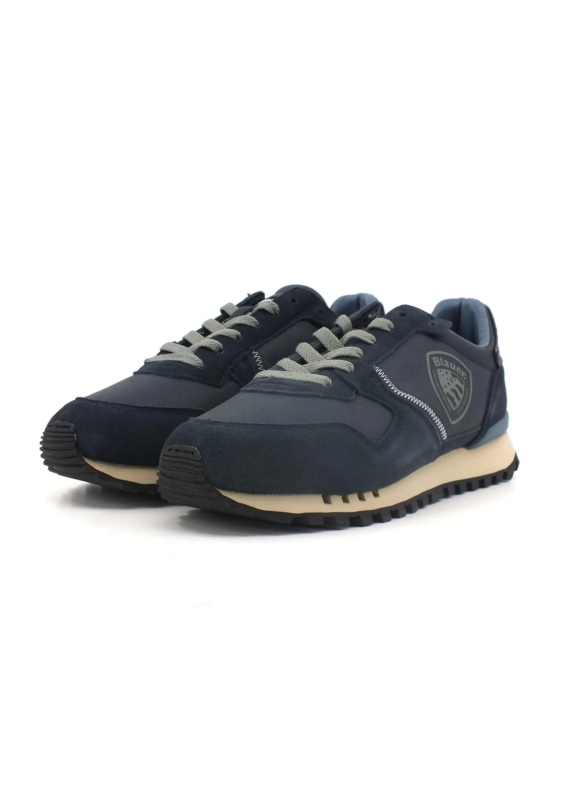 BLAUER Dixon02 Sneaker Uomo Navy F3DIXON02