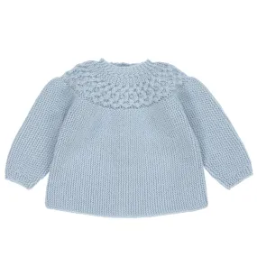 Blue Cotton Sweater