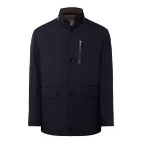 BUGATTI Rain Series Macintosh Coat - Navy