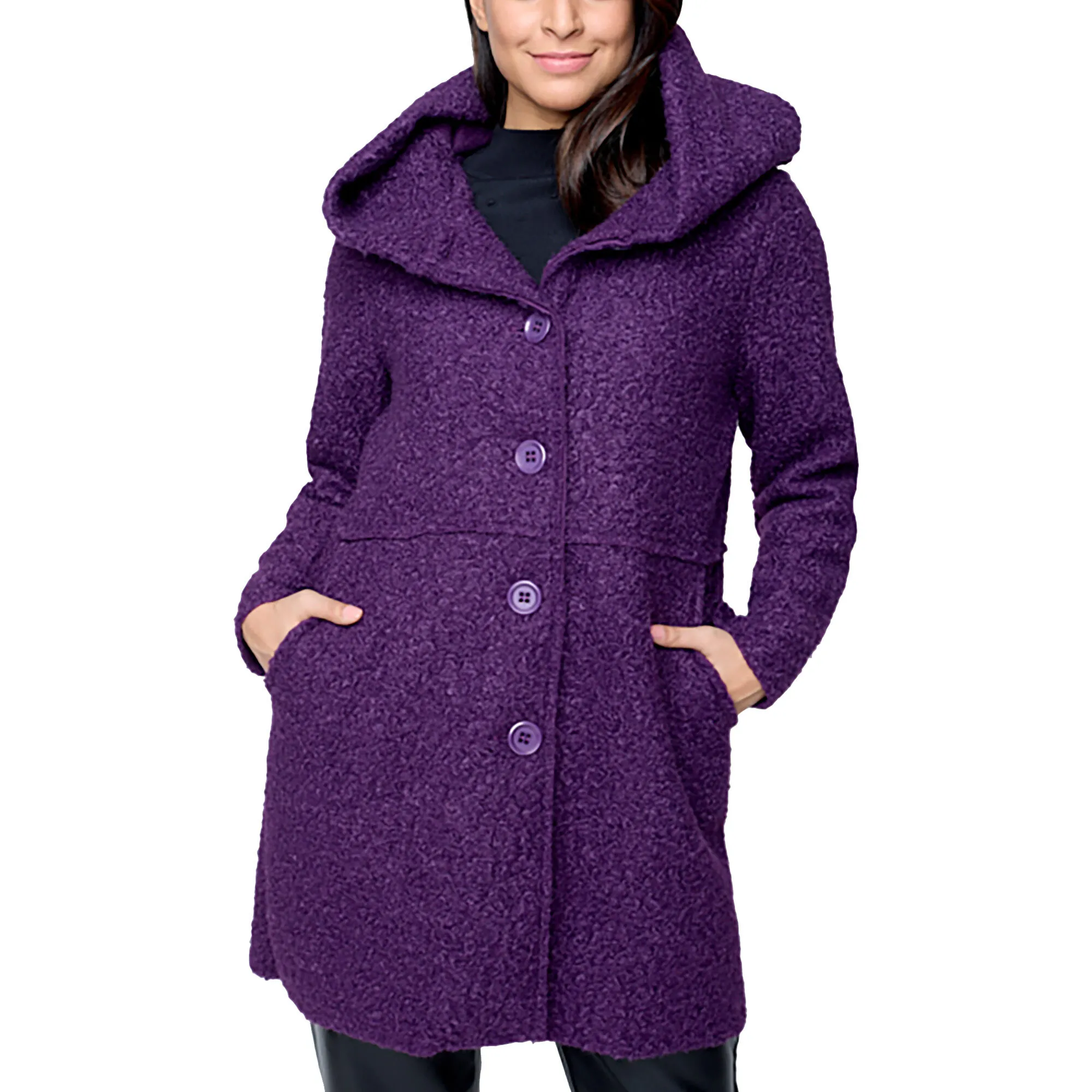 Carre Noir Women's Boucle Coat