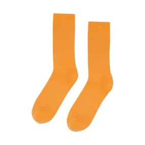 Colorful Classic Sock Sunny Orange Mens