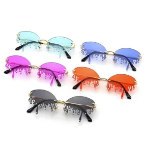 CRYSTAL DRIP SUNGLASSES