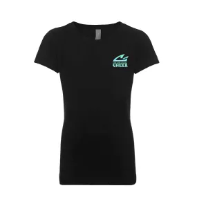 CSS - Live Love Cheer LOGO Small Left - Woman's Fitted Tshirt