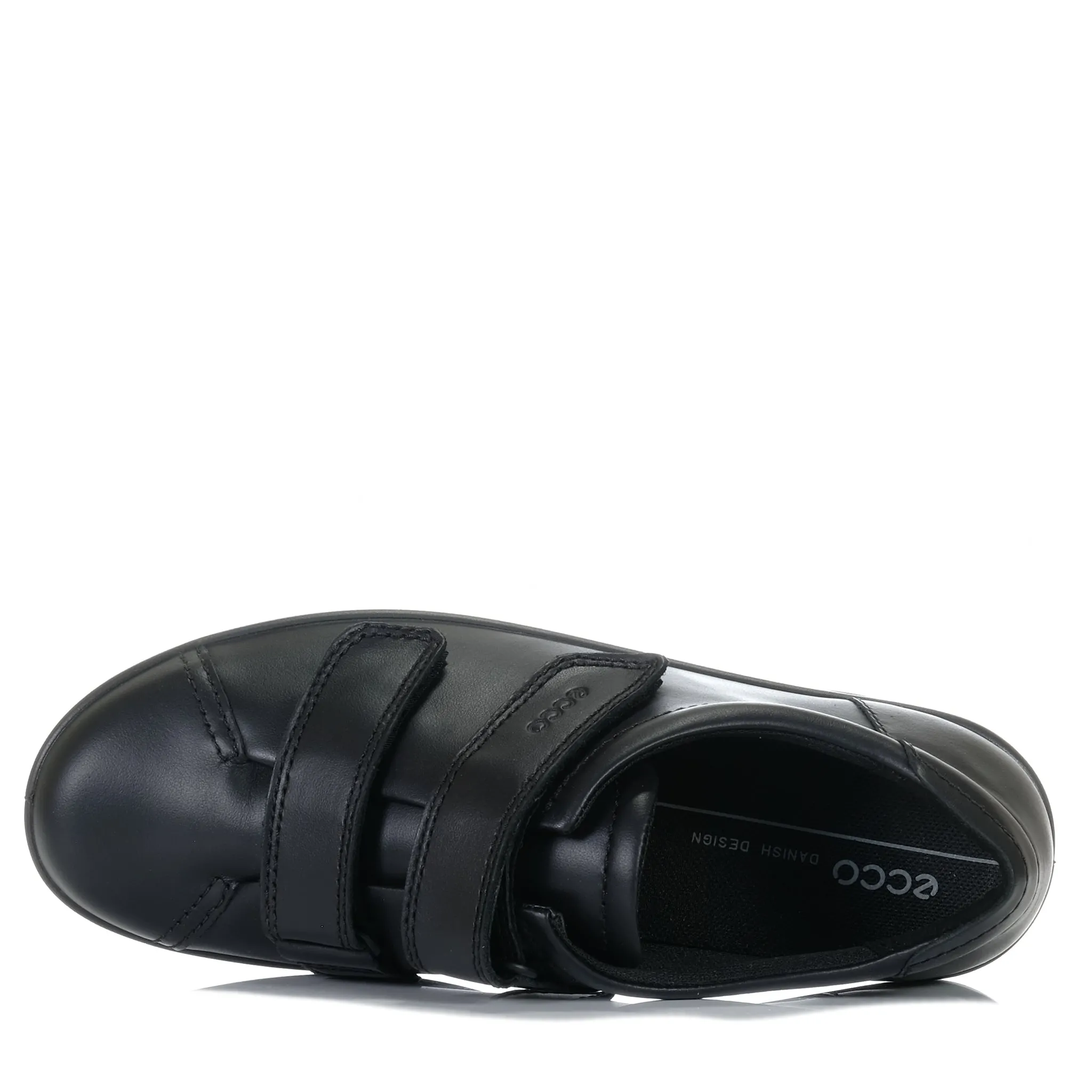 Ecco Soft 2.0 206513 Velcro Black Mono