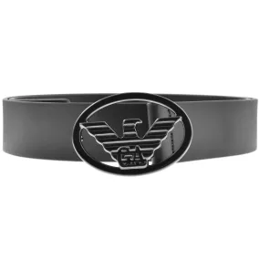 Emporio Armani Leather Belt Black