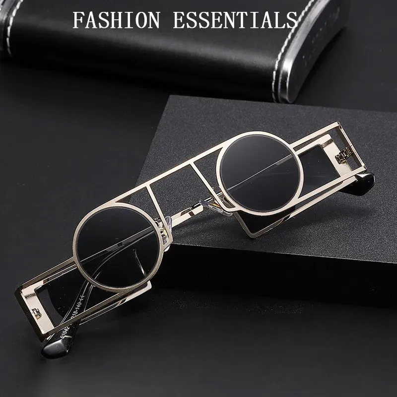 Fashion Retro Style UV400 Punk Sunglasses for Men and Women