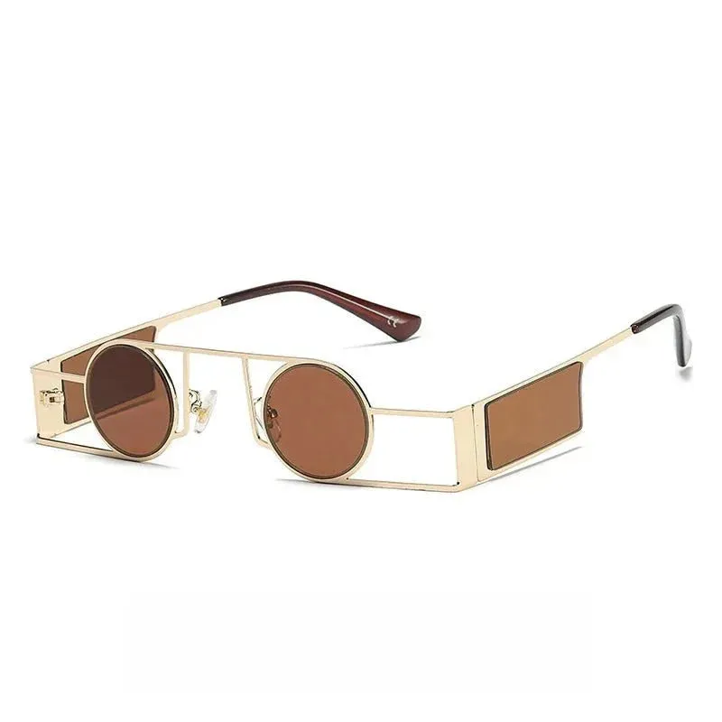 Fashion Retro Style UV400 Punk Sunglasses for Men and Women