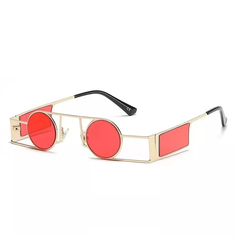 Fashion Retro Style UV400 Punk Sunglasses for Men and Women