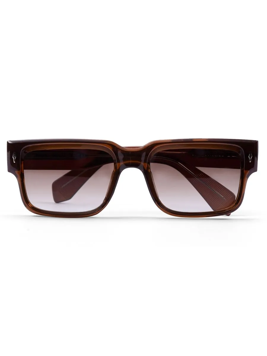 GLOSSY BROWN  SUNGLASSES