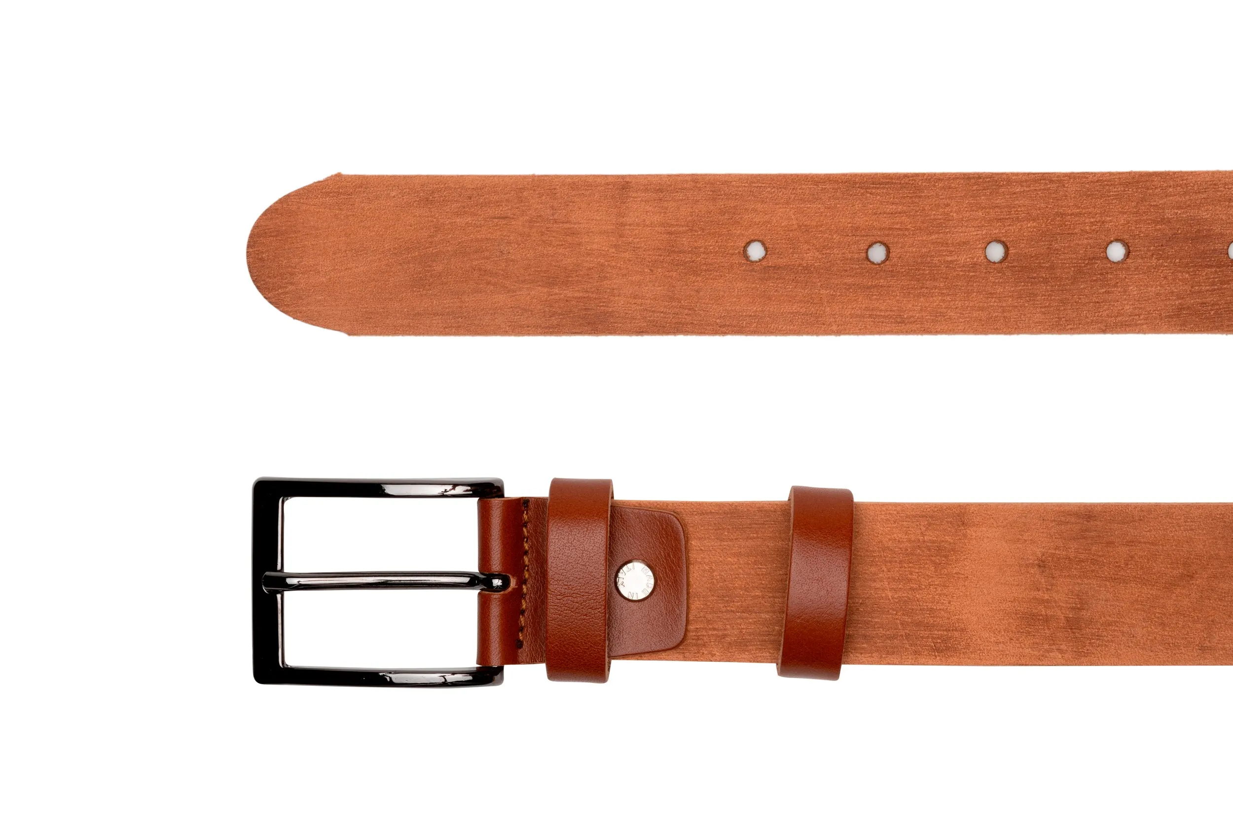 Grattato Tanned Leather Belt 3.5