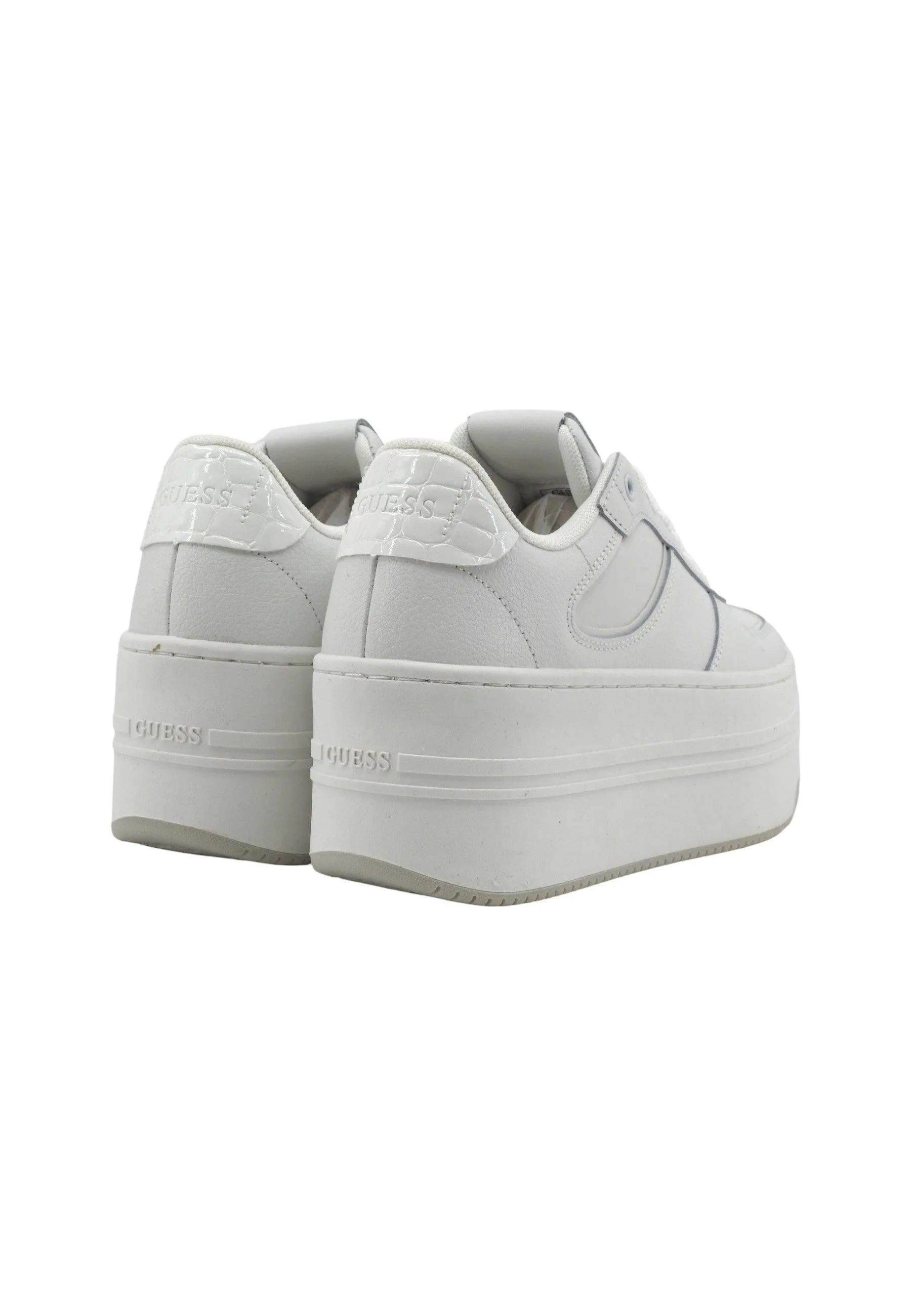 GUESS Sneaker Platform Donna White FLJLLILEA12