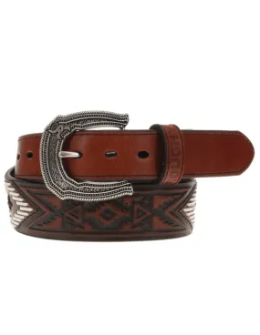 Hooey Mens Choctaw Tapered Leather Belt