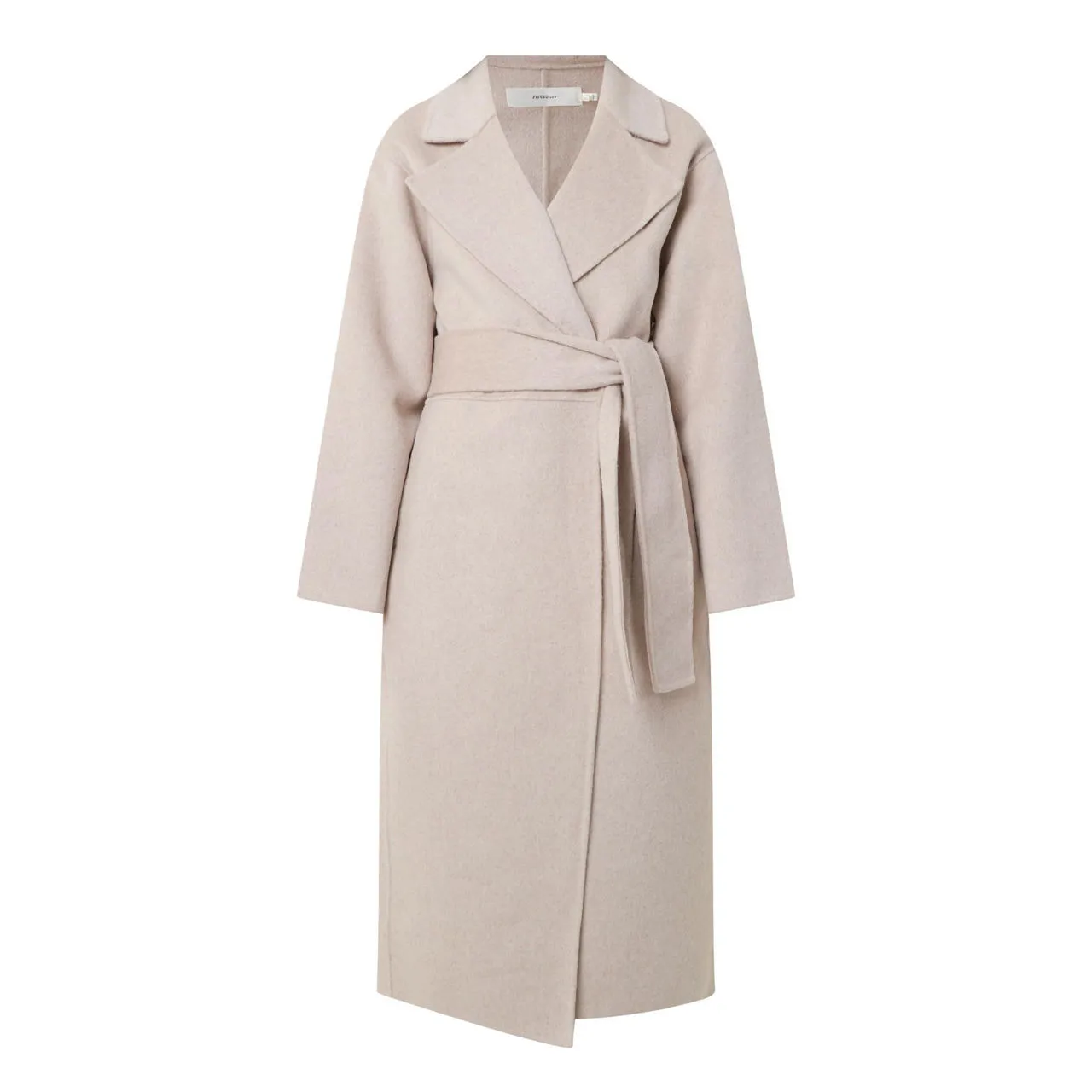 INWEAR The Sustainable Edit Tilla Wrap Coat - Beige