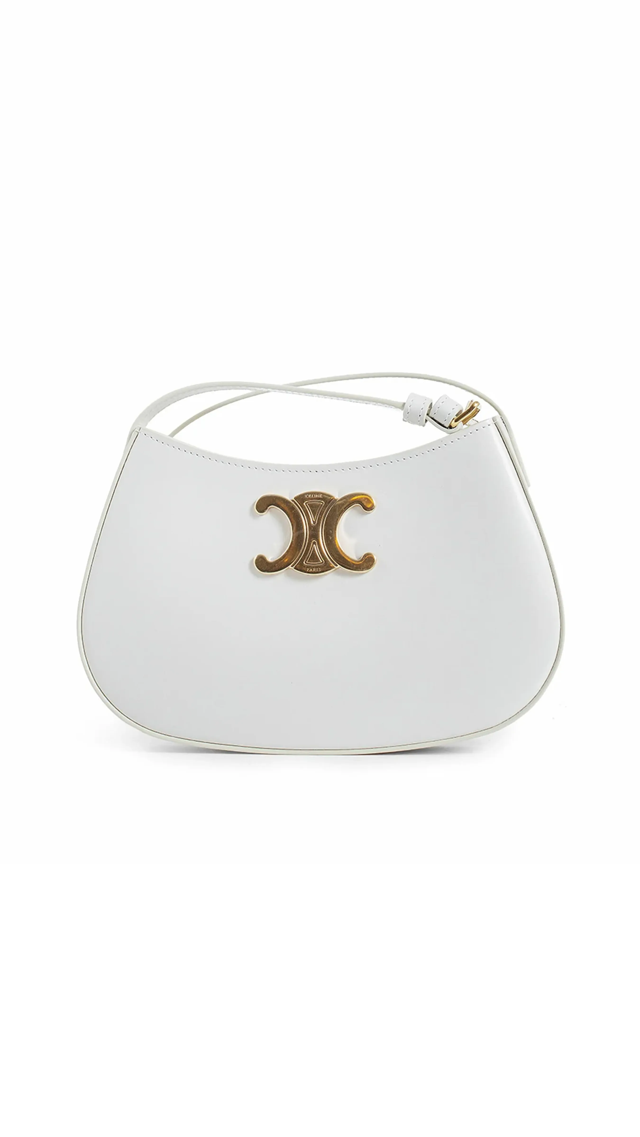 Medium Tilly Bag in Calfskin - White