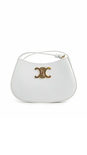 Medium Tilly Bag in Calfskin - White