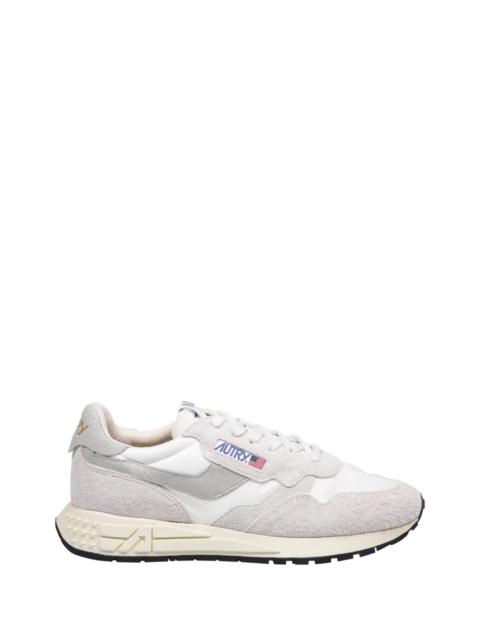 MEN AUTRY WHITE LEATHER REELWIND LOW SNEAKER