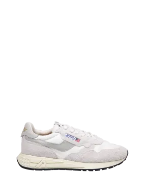 MEN AUTRY WHITE LEATHER REELWIND LOW SNEAKER