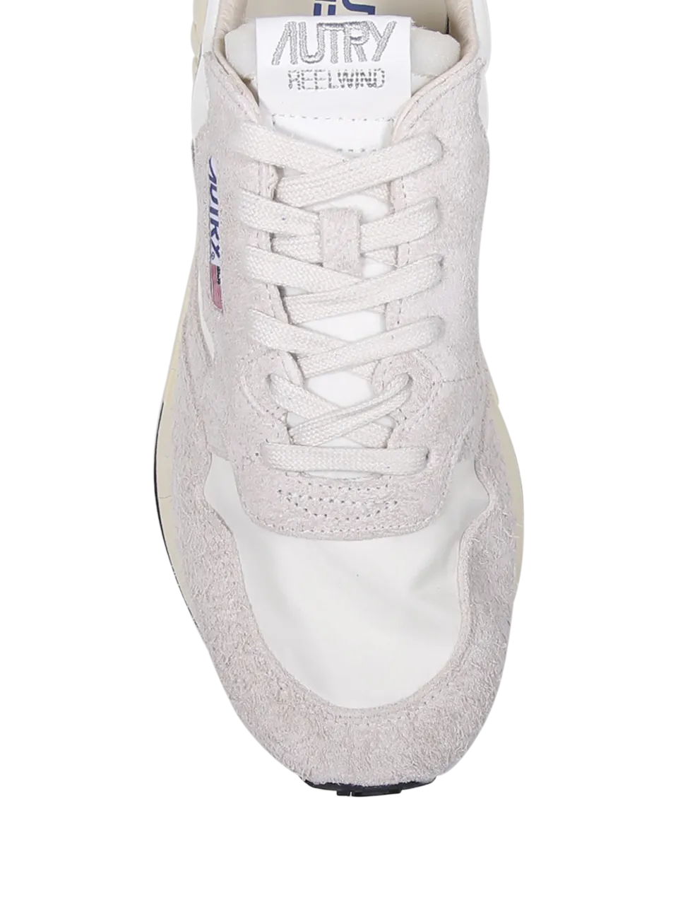 MEN AUTRY WHITE LEATHER REELWIND LOW SNEAKER