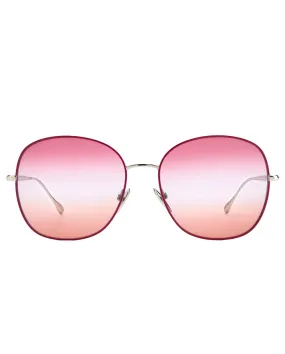 Metal Butterfly Sunglasses Pink