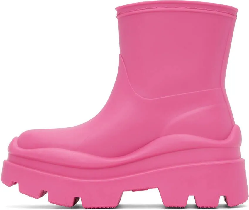 MSGM Pink Supergomma Boots