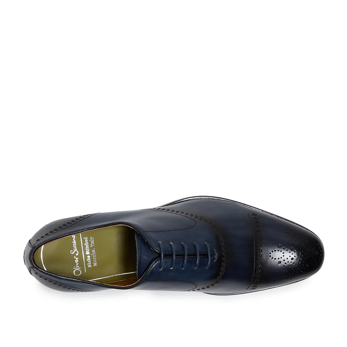 Oliver Sweeney - Sassetta Calf Oxford in Navy