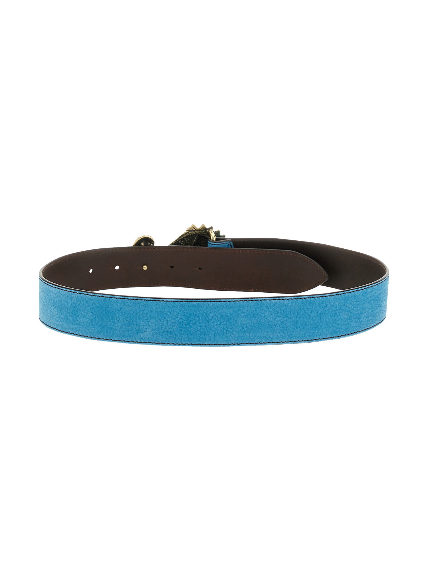 ORCIANI    NUBUCK CABOCHON BUCKLE NABUCCO BELT