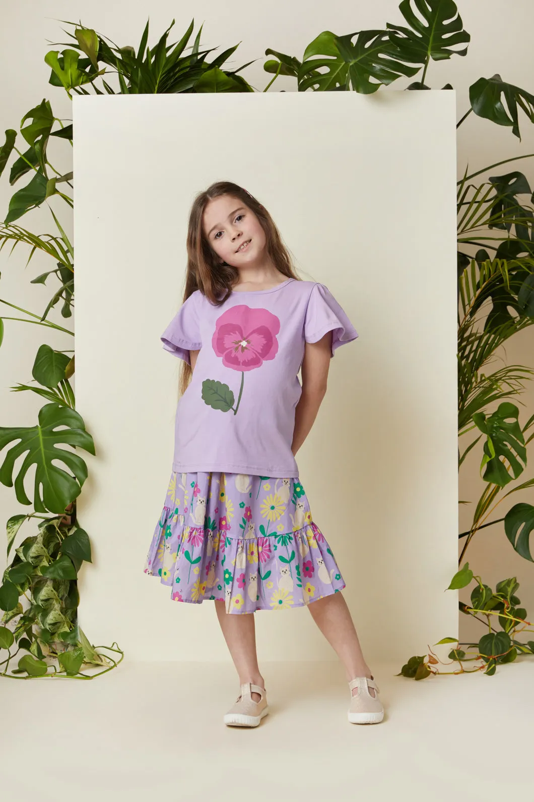 Pansy Kids Frill Tee