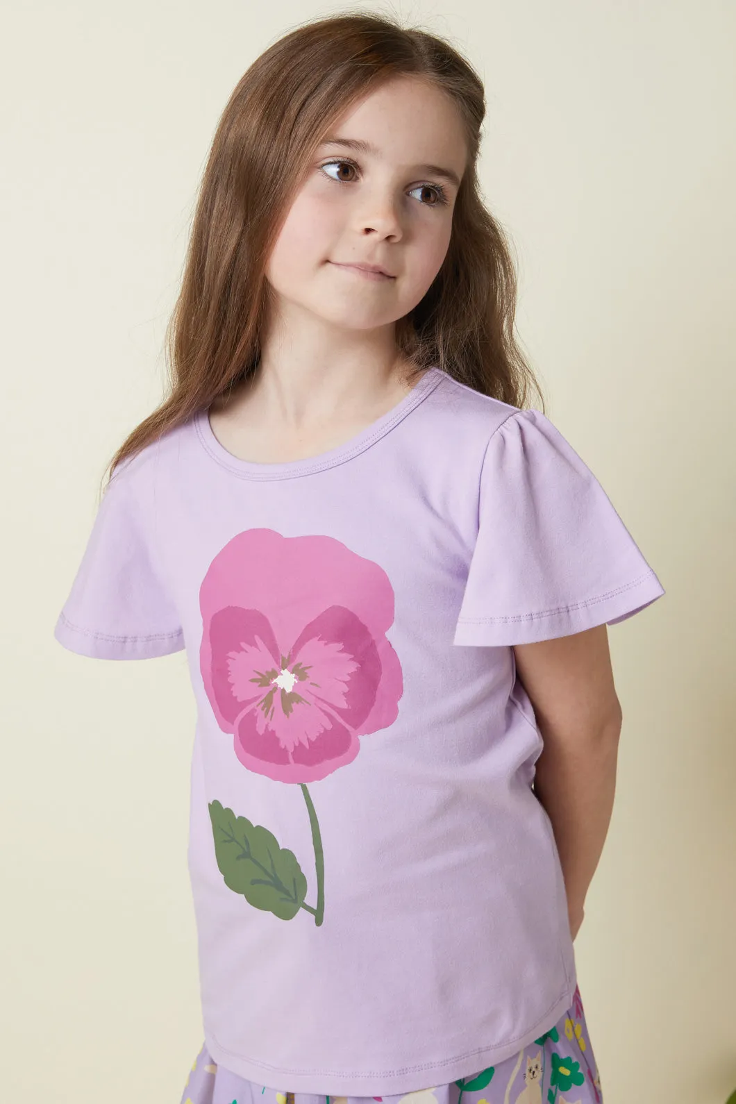 Pansy Kids Frill Tee