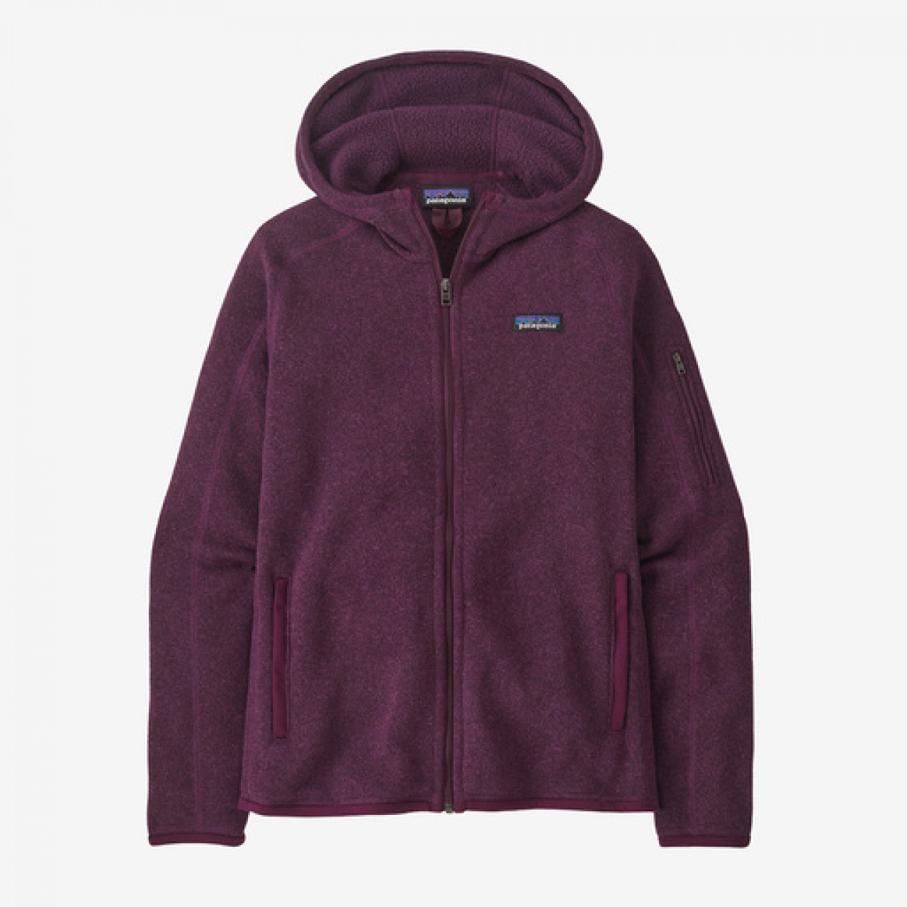 Patagonia Womens Better Sweater Hoody Plum