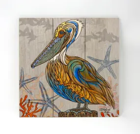 Pelican Perch Wall Art