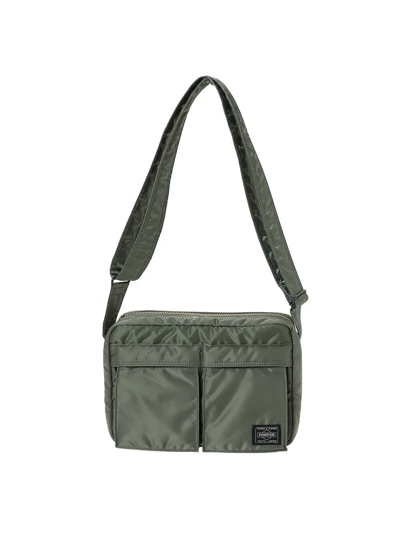 Porter-Yoshida and Co Tanker L Shoulder Bag Sage Green