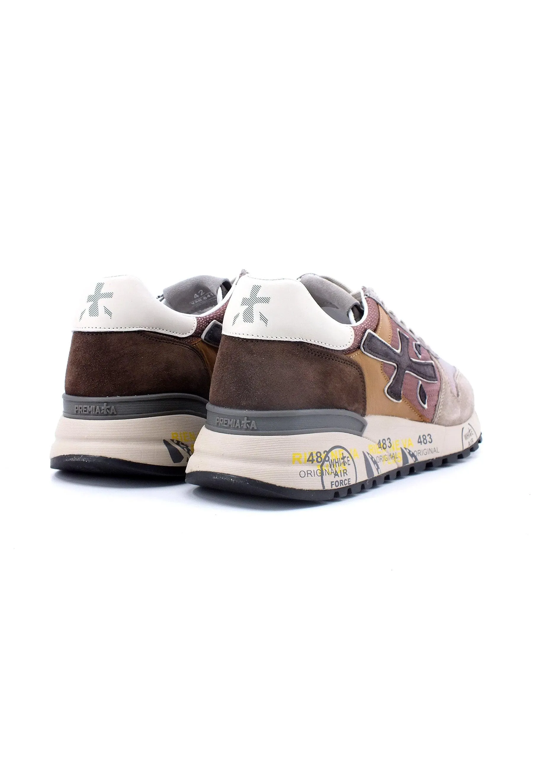 PREMIATA Sneaker Uomo Grey Brown MICK-6414