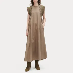 Rachel Comey Woman Adira Dress Taupe Brown