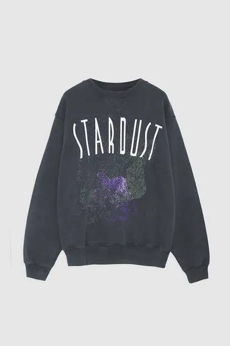 RAMONA SWEATSHIRT STARDUST - WASHED BLACK