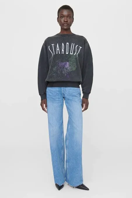 RAMONA SWEATSHIRT STARDUST - WASHED BLACK