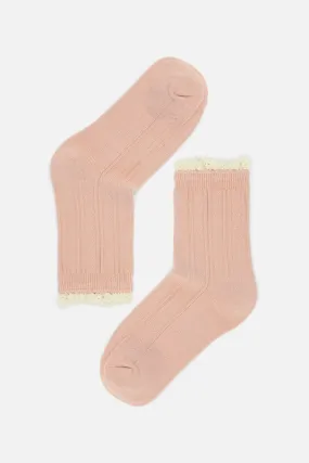 Rib Lace Sock