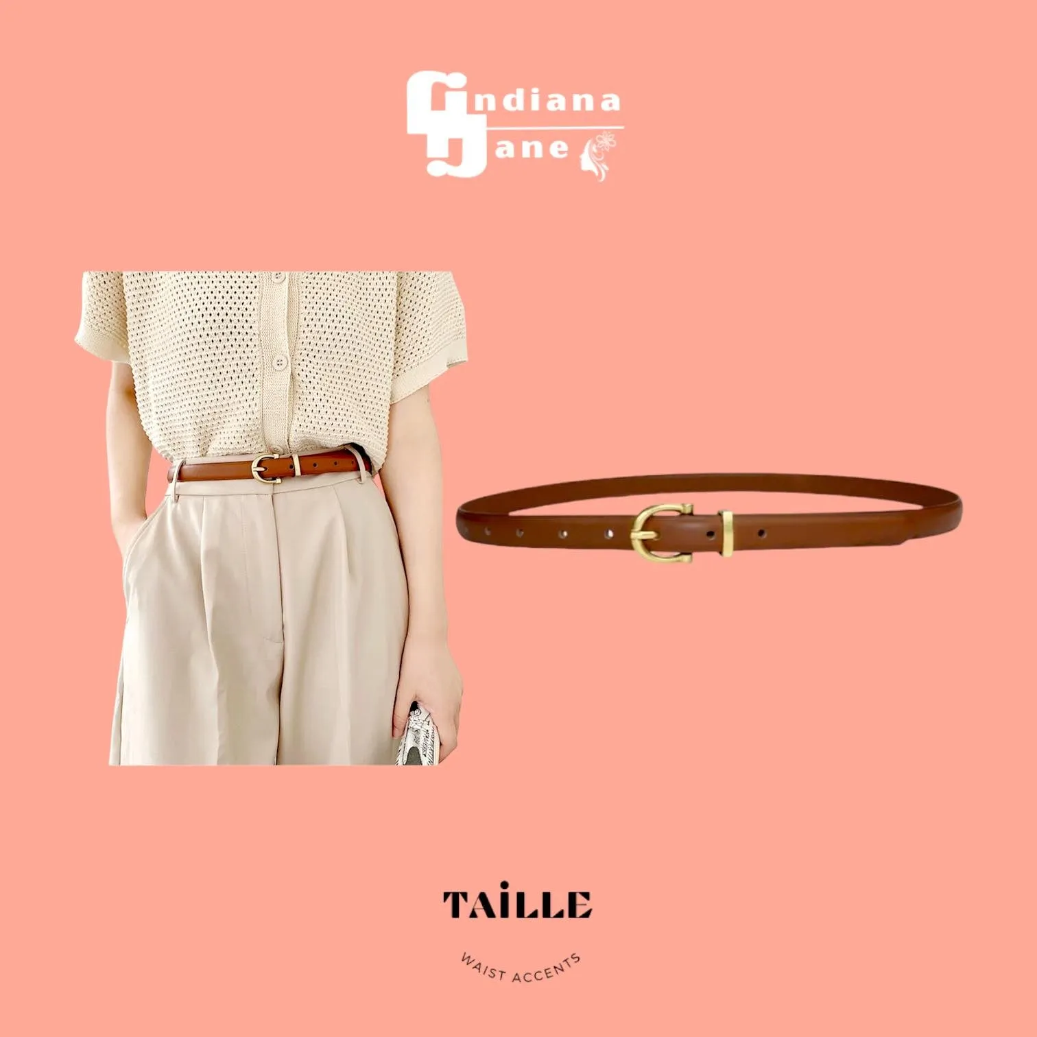 TAILLE Vintage Skinny Belt