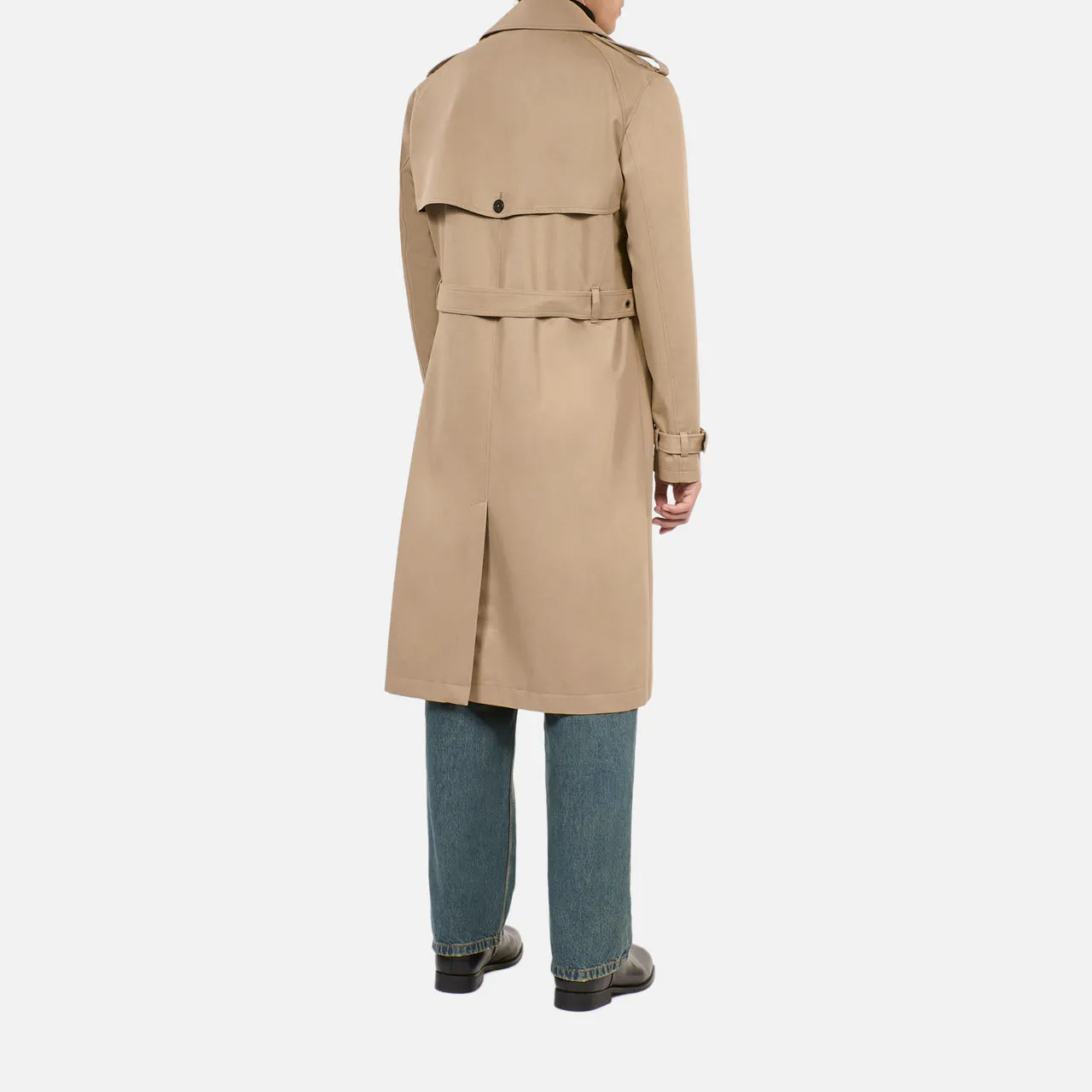 THE KOOPLES Belted Trench Coat - Cream