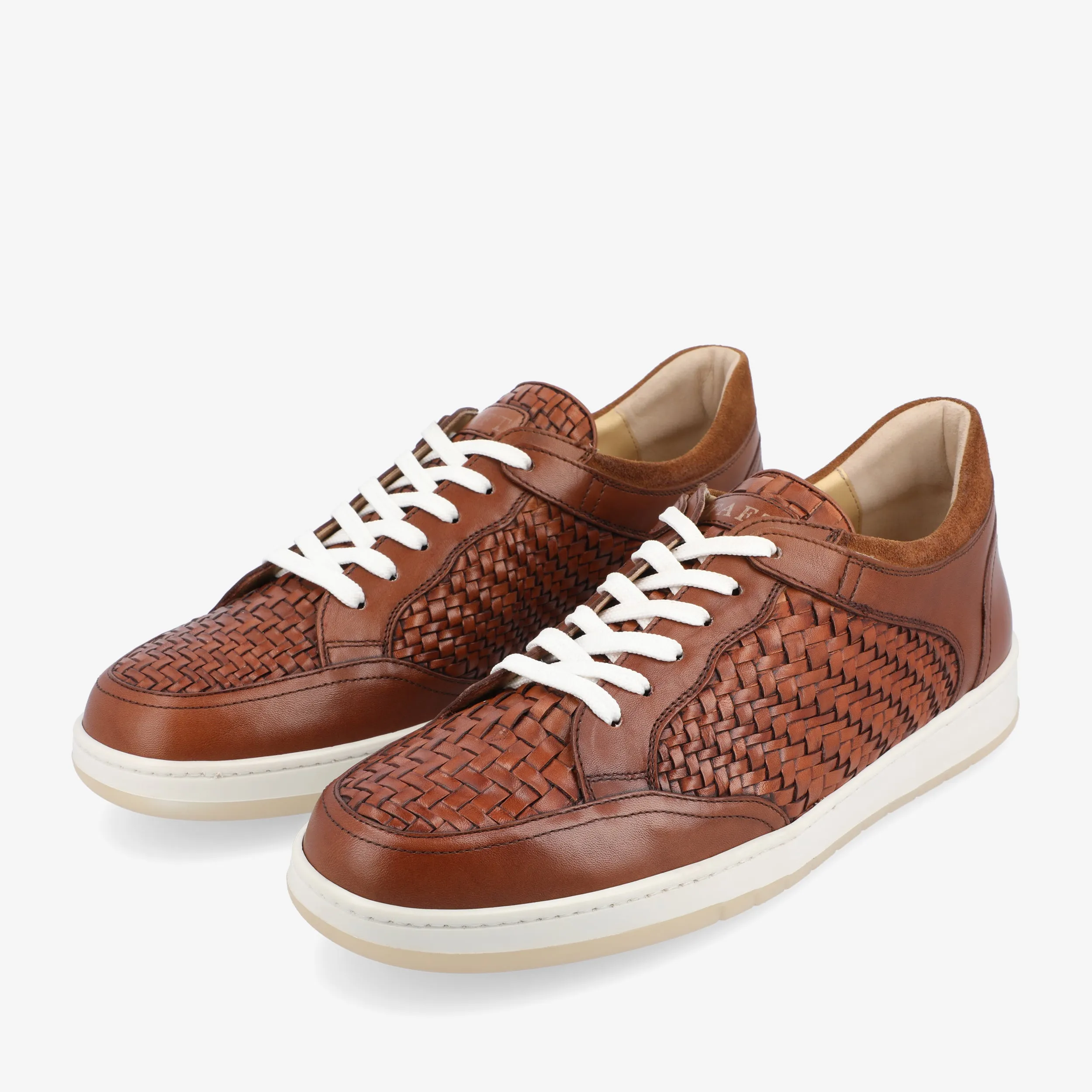 The Rapido Low Sneaker in Brown Woven (Last Chance, Final Sale)